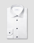 Eton Twill Shirt with Navy Detail