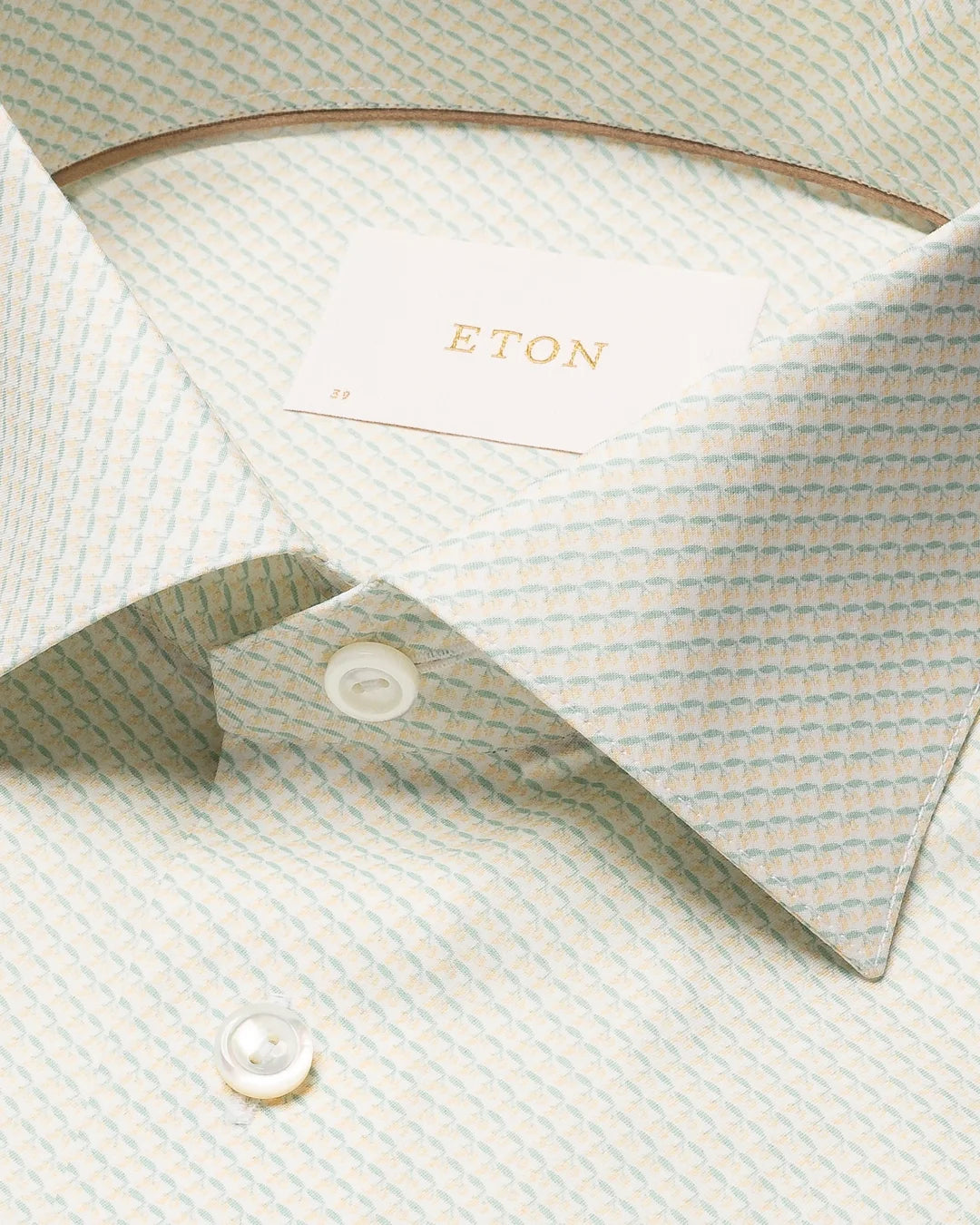 Eton Micro Print Fine Twill Shirt