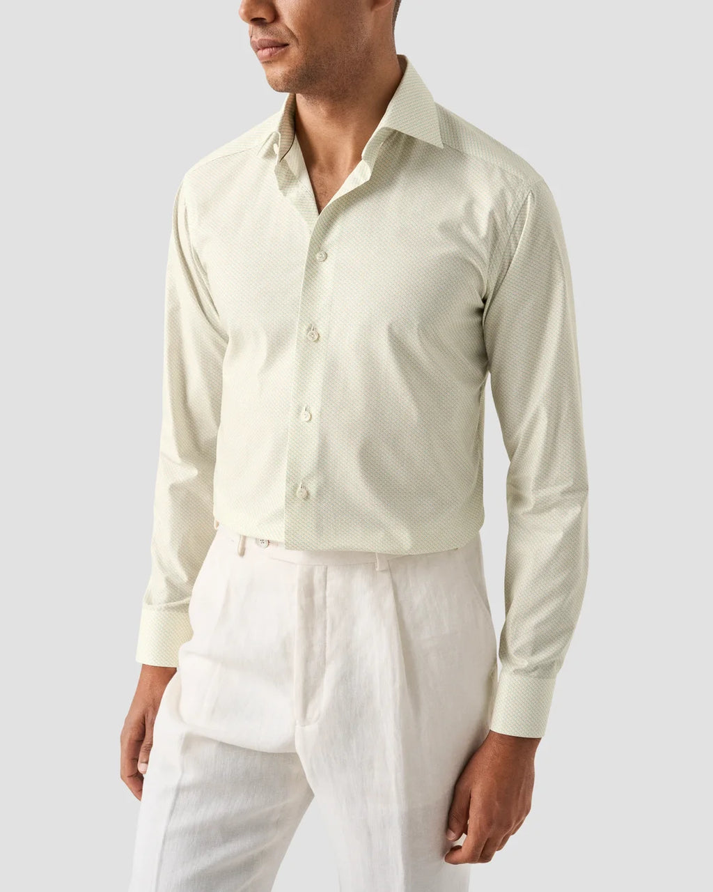 Eton Micro Print Fine Twill Shirt