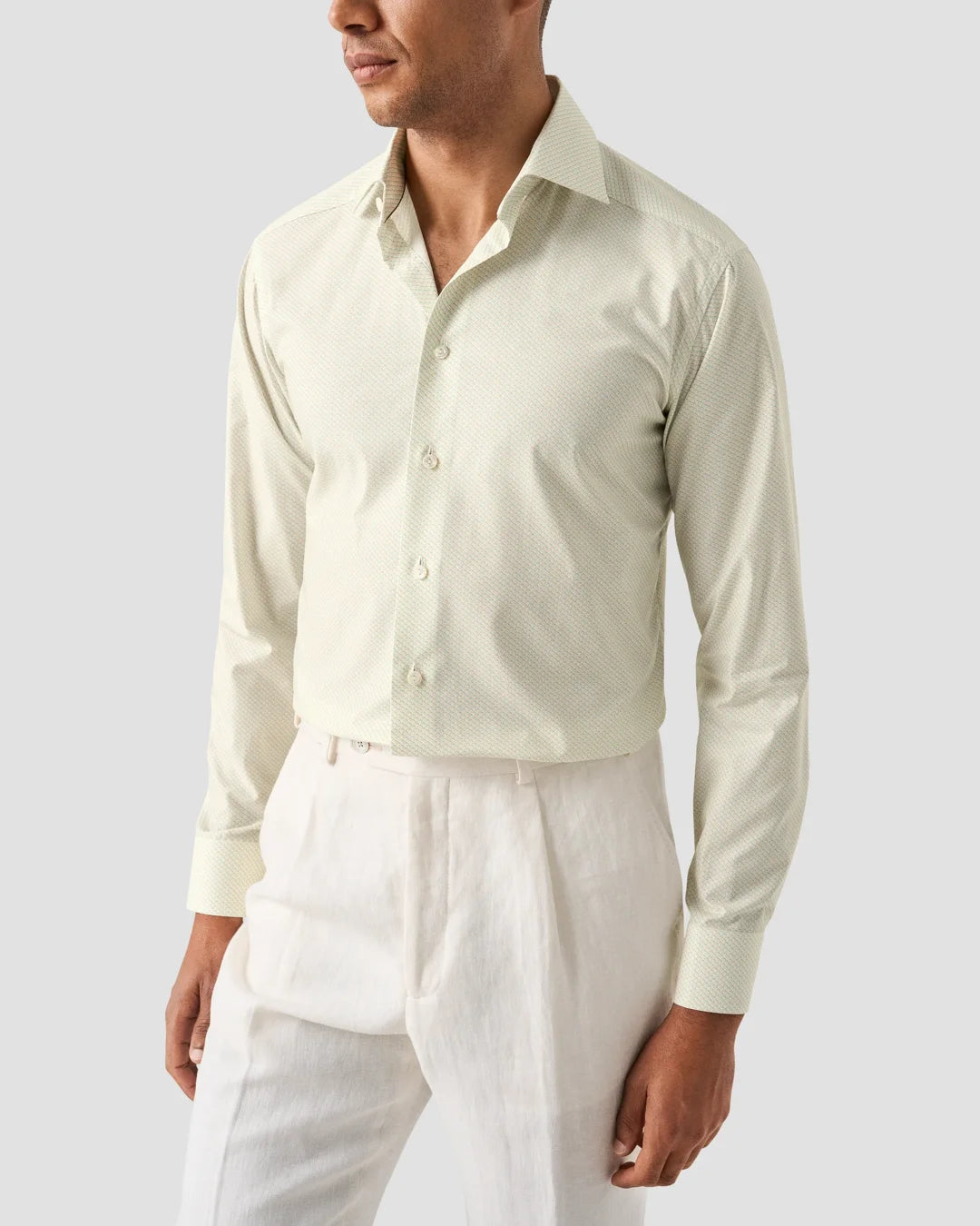 Eton Micro Print Fine Twill Shirt